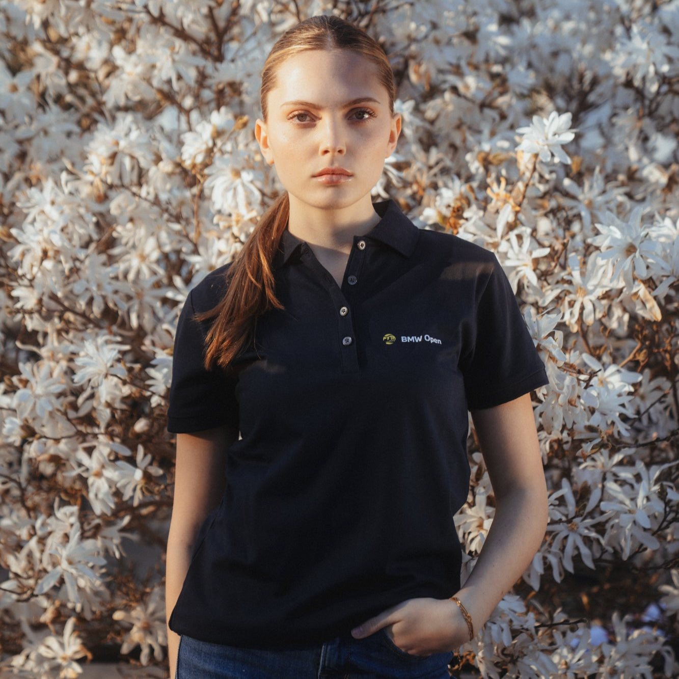Damen Poloshirt BMW Open