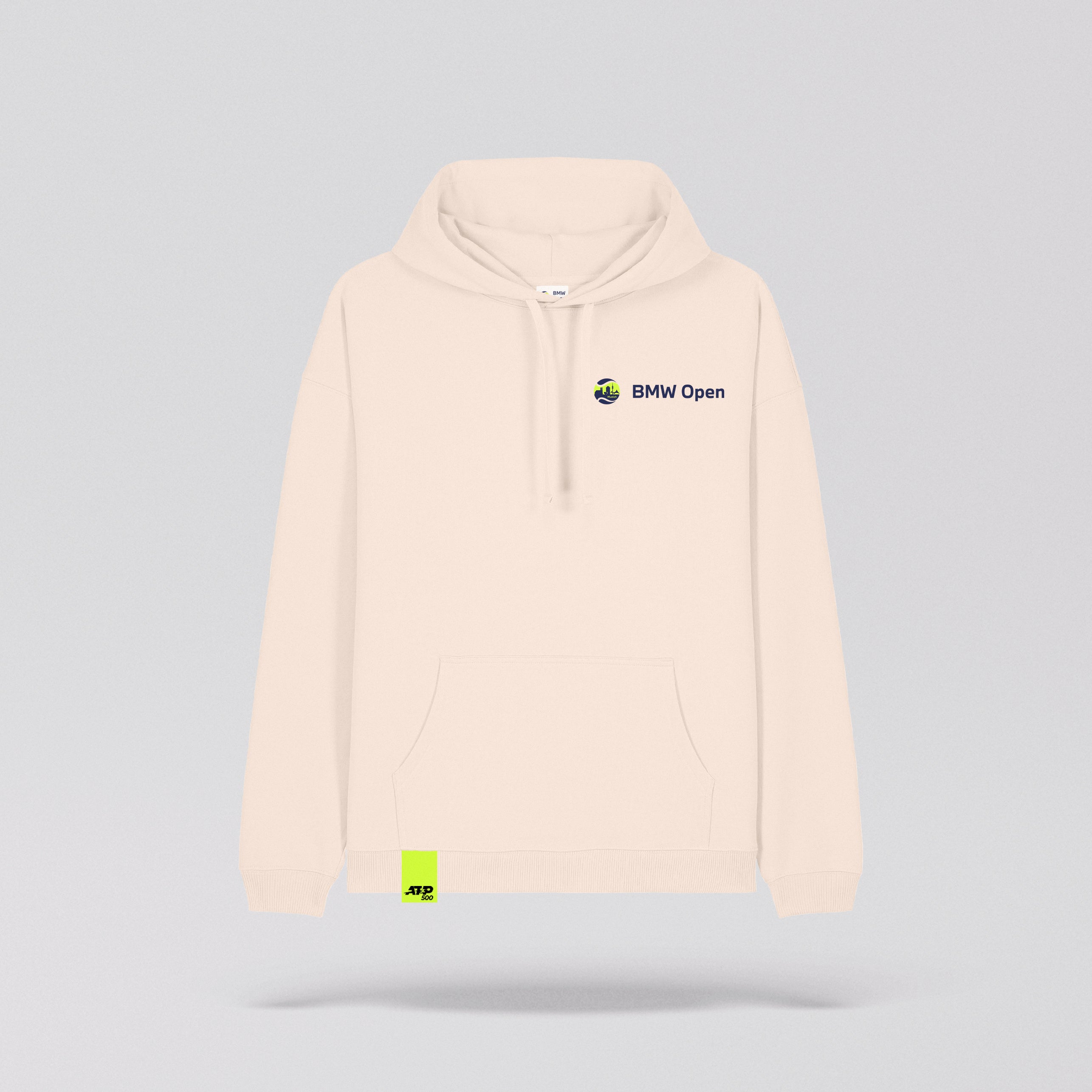 Unisex Highlight Hoodie Beige - BMW Open by bitpanda